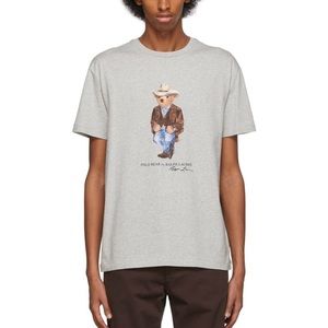 Polo Ralph Lauren Grey Polo Bear T-Shirt